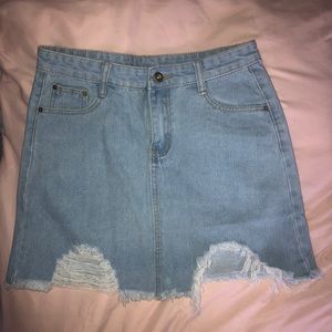 Denim skirt